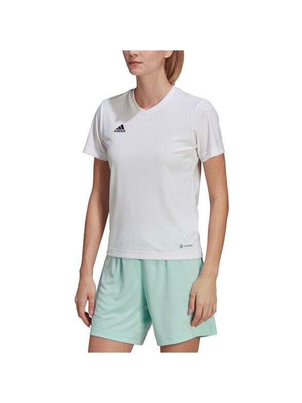 Adidas Entrada 22 Jersey moteriški marškinėliai, balti HC5074 2