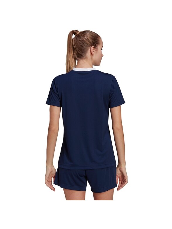 Adidas Entrada 22 Moteriški marškinėliai, tamsiai mėlyni H59849 4