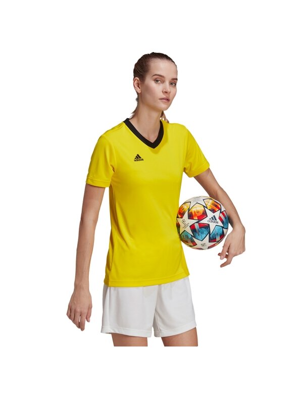 Adidas Entrada 22 Moteriški marškinėliai geltoni HI2125 3 Adidas Entrada 22 Moteriški marškinėliai geltoni HI2125 3