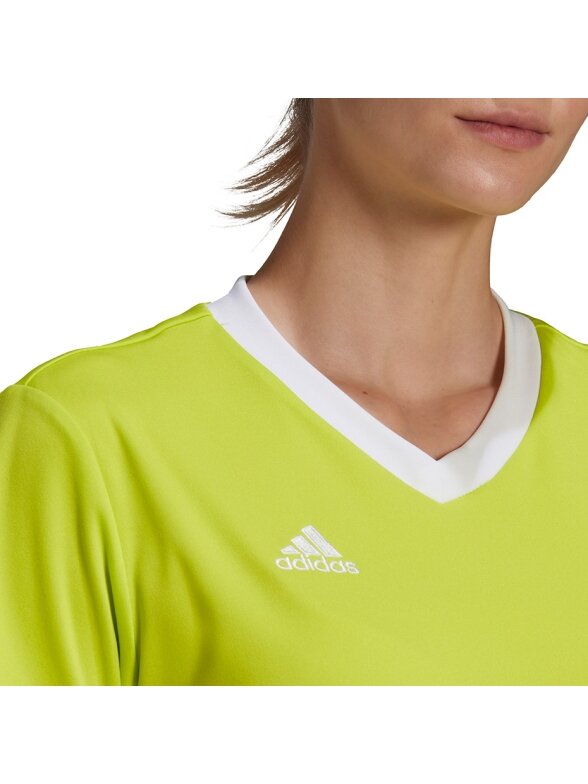 Adidas Entrada 22 Jsy moteriški marškinėliai, žalios spalvos HC5080 6 Adidas Entrada 22 Jsy moteriški marškinėliai, žalios spalvos HC5080 6