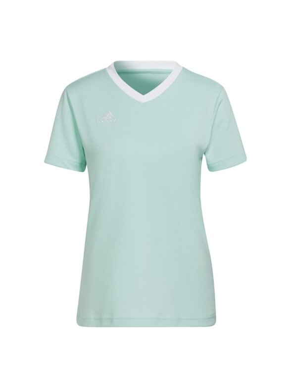 Adidas Entrada 22 Jsy moteriški marškinėliai, mėtų HC5076 Adidas Entrada 22 Jsy moteriški marškinėliai, mėtų HC5076