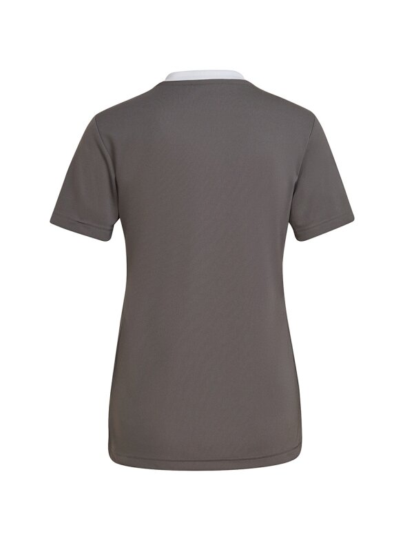 Adidas Entrada 22 Jsy moteriški marškinėliai, pilki H59848 1 Adidas Entrada 22 Jsy moteriški marškinėliai, pilki H59848 1