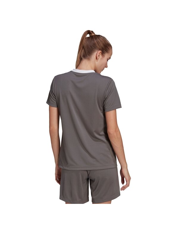 Adidas Entrada 22 Jsy moteriški marškinėliai, pilki H59848 5 Adidas Entrada 22 Jsy moteriški marškinėliai, pilki H59848 5
