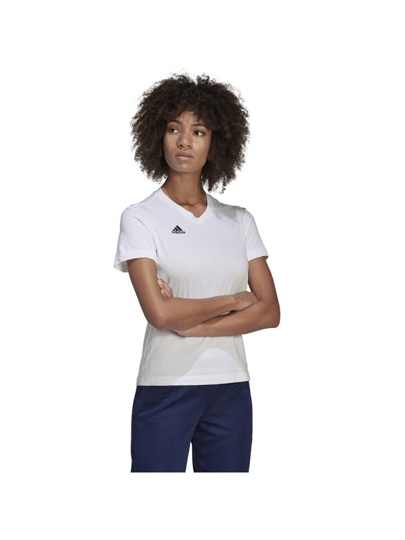 Adidas Entrada 22 Tee moteriški marškinėliai, balti HC0442 2