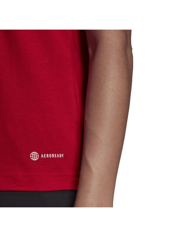 Adidas Entrada 22 Tee moteriški marškinėliai, raudoni HC0441 4