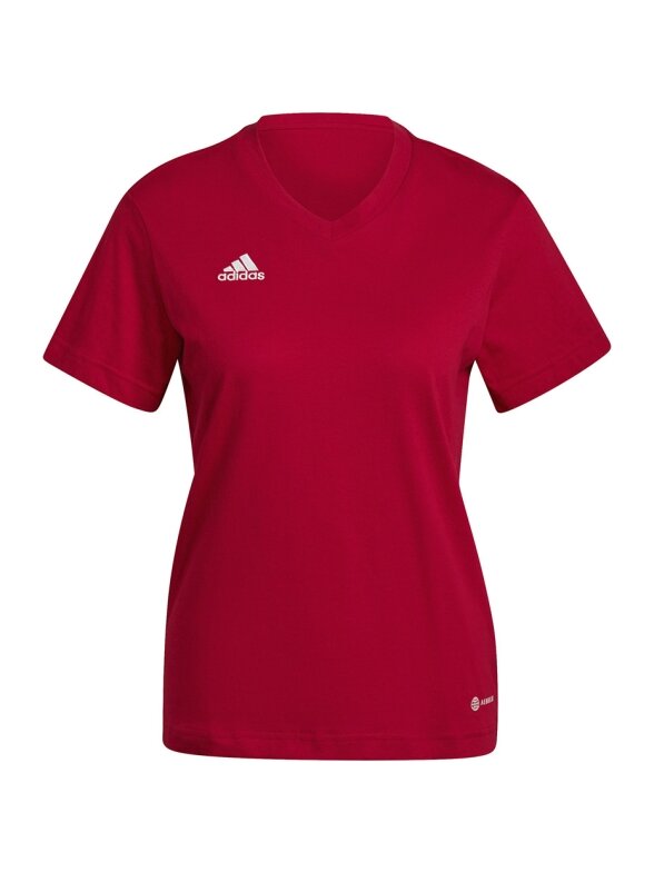 Adidas Entrada 22 Tee moteriški marškinėliai, raudoni HC0441