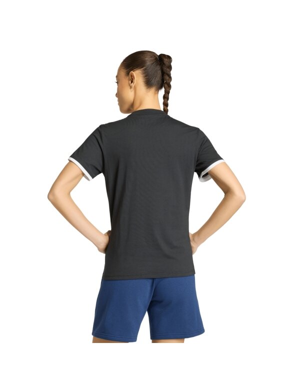 Adidas Entrada 26 Tee marškinėliai moterims juodi JZ6682 2