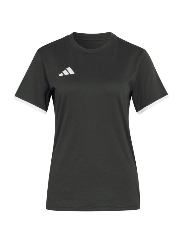 Adidas Entrada 26 Tee marškinėliai moterims juodi JZ6682 1