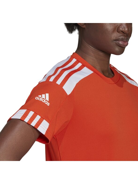 Adidas Squadra 21 moteriški marškinėliai oranžiniai GN8087 5 Adidas Squadra 21 moteriški marškinėliai oranžiniai GN8087 5