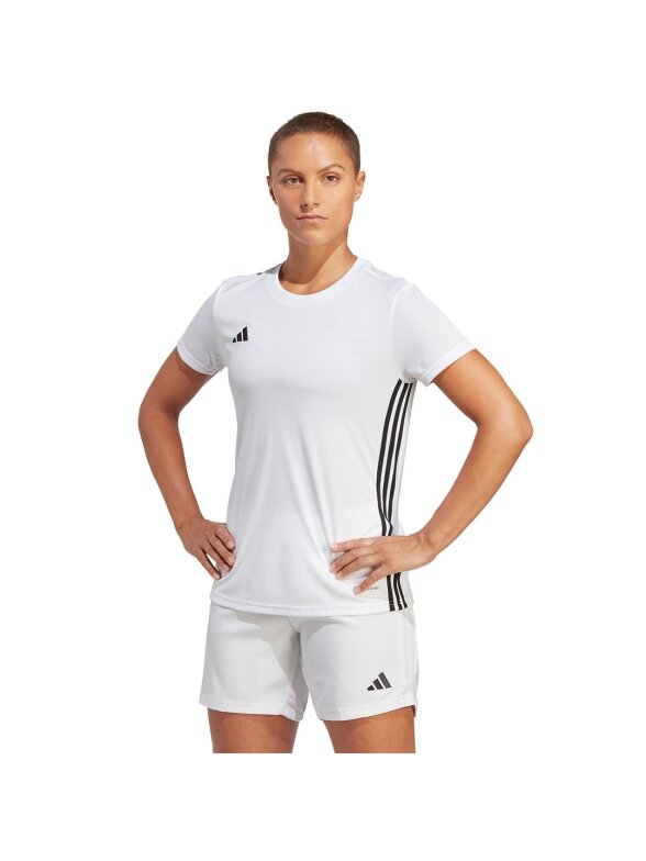 Adidas moteriški marškinėliai Stalas 23 Džersis baltas H44530 2