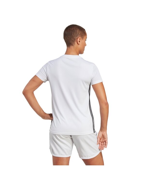 Adidas moteriški marškinėliai Stalas 23 Džersis baltas H44530 3 Adidas moteriški marškinėliai Stalas 23 Džersis baltas H44530 3