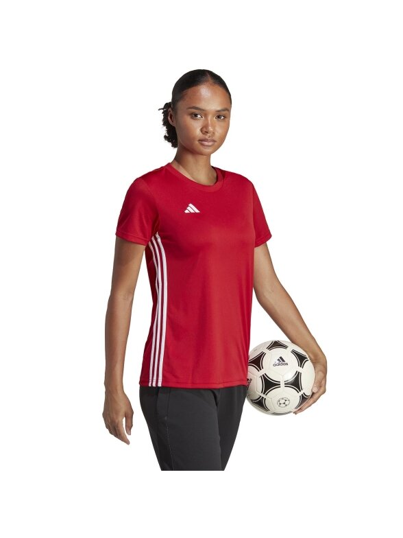 Adidas moteriški marškinėliai Table 23 Jersey red HS0540 2 Adidas moteriški marškinėliai Table 23 Jersey red HS0540 2