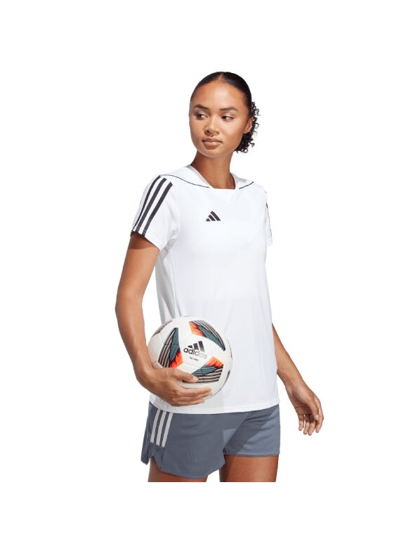 Adidas Tiro 23 League moterų marškinėliai balti HR4615 2 Adidas Tiro 23 League moterų marškinėliai balti HR4615 2