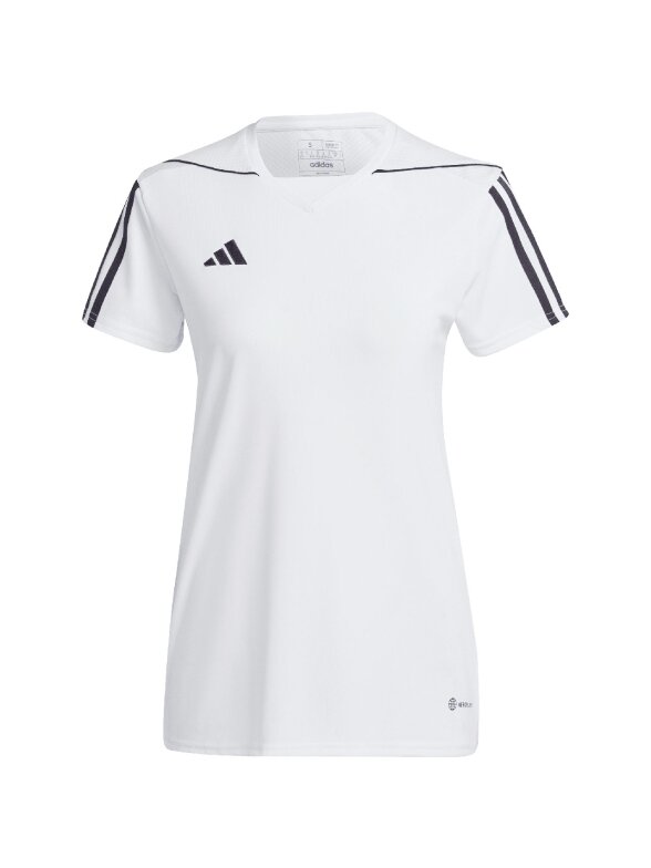 Adidas Tiro 23 League moterų marškinėliai balti HR4615