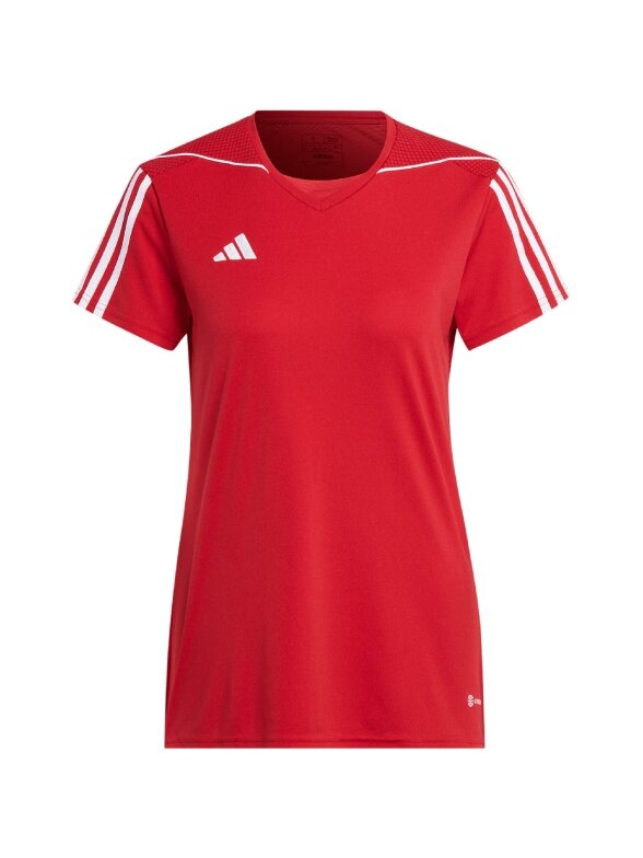Adidas Tiro 23 League moterų marškinėliai raudoni HT6549 1