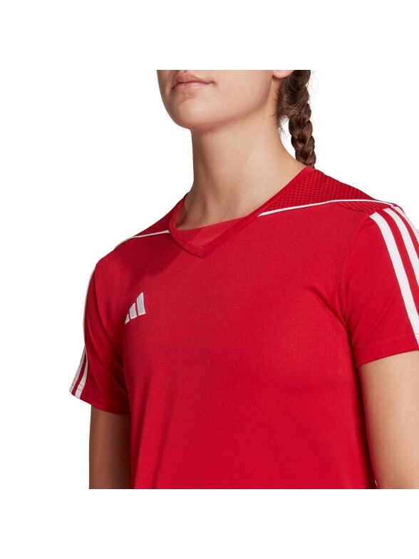 Adidas Tiro 23 League moterų marškinėliai raudoni HT6549 12