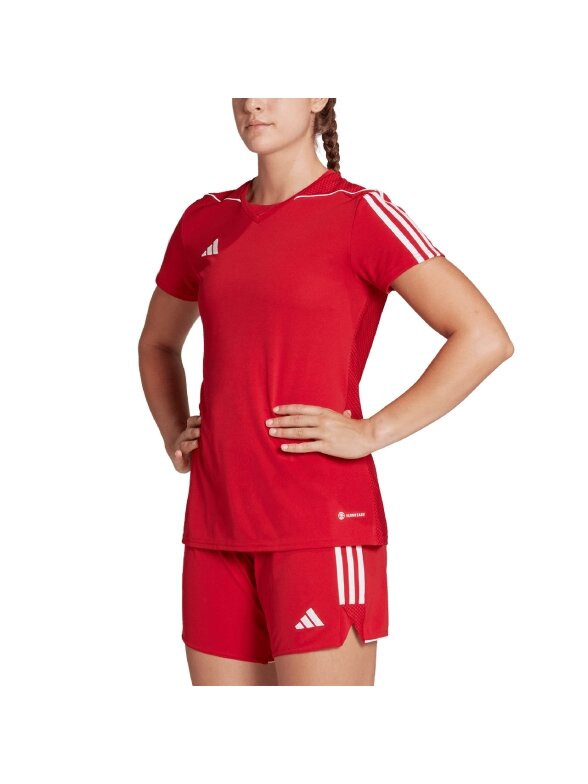 Adidas Tiro 23 League moterų marškinėliai raudoni HT6549 5 Adidas Tiro 23 League moterų marškinėliai raudoni HT6549 5
