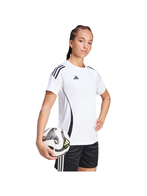 Adidas Tiro 24 Moteriški marškinėliai, balti ir juodi IS1024 3 Adidas Tiro 24 Moteriški marškinėliai, balti ir juodi IS1024 3