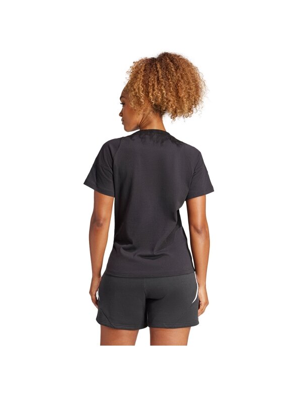 Moteriški marškinėliai Adidas Tiro 24 Sweat Tee juodi IJ9955 1