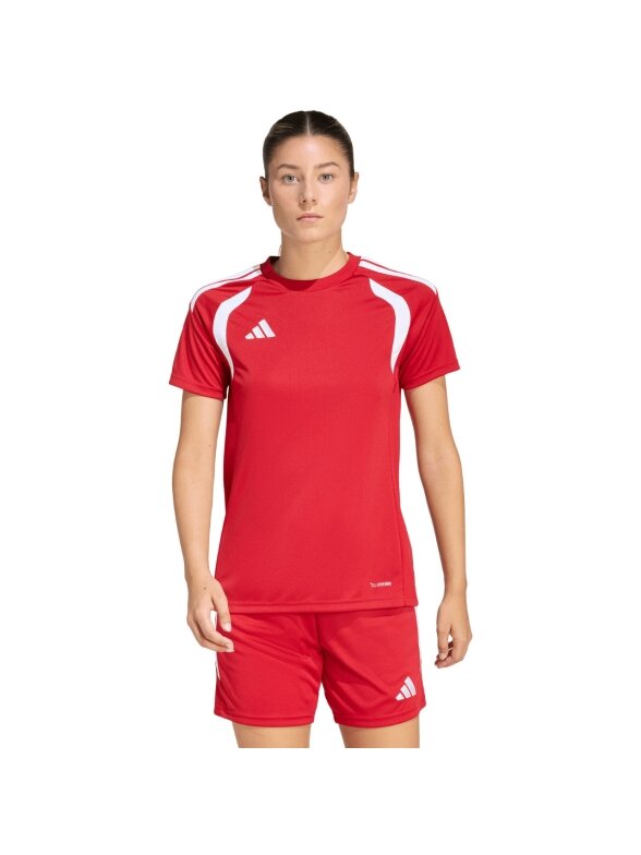 Adidas Tiro 26 League moterų marškinėliai raudoni KB1336 Adidas Tiro 26 League moterų marškinėliai raudoni KB1336