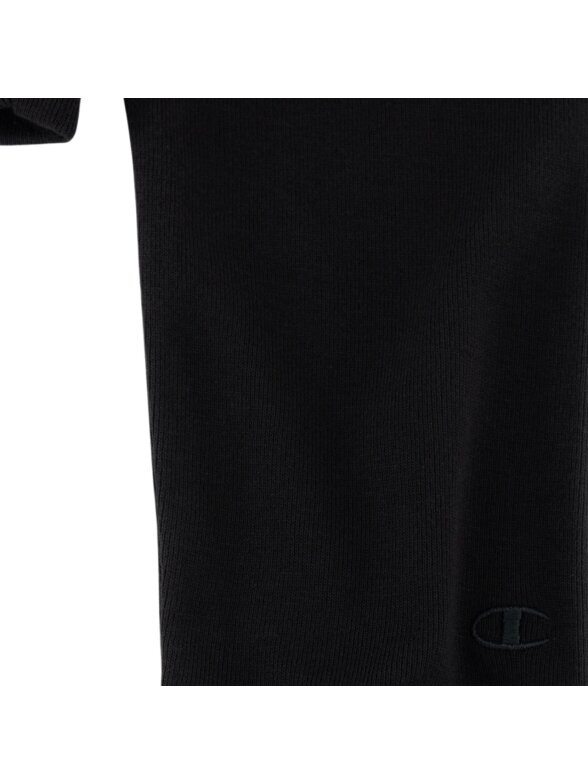 Champion Moteriški Crewneck Croptop marškinėliai juodi 117435 KK001 4 Champion Moteriški Crewneck Croptop marškinėliai juodi 117435 KK001 4