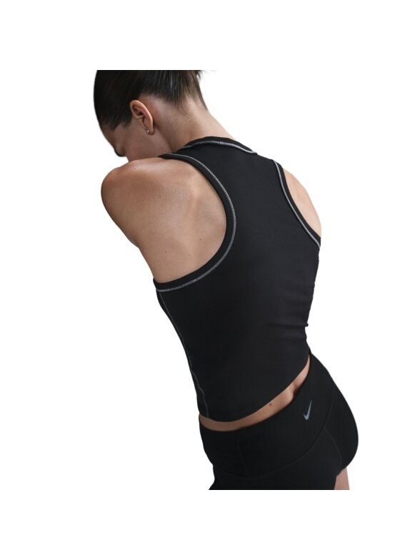Nike Dri-Fit One Fit Crop marškinėliai moterims juodi IB7886 010 1