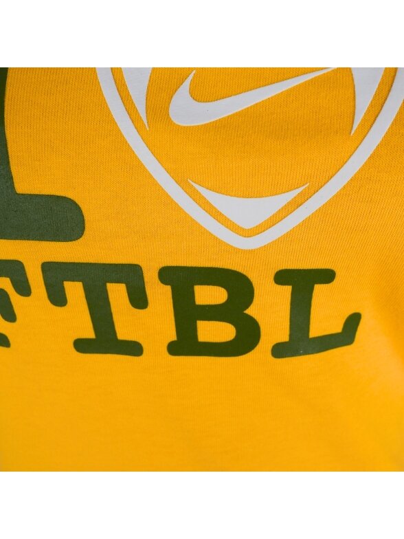 Nike I Love Ftbl moteriški marškinėliai geltoni 257286 703 1