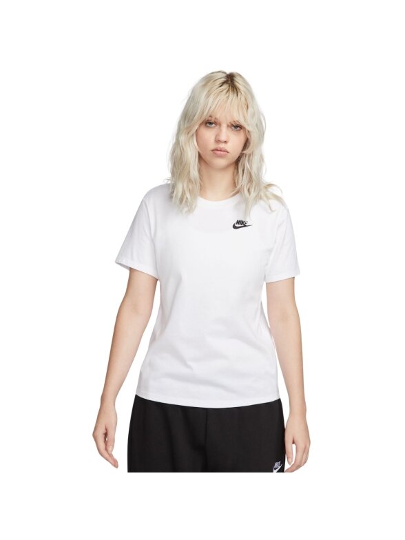 Nike Sportswear Club Essentials moteriški marškinėliai balti DX7902 100