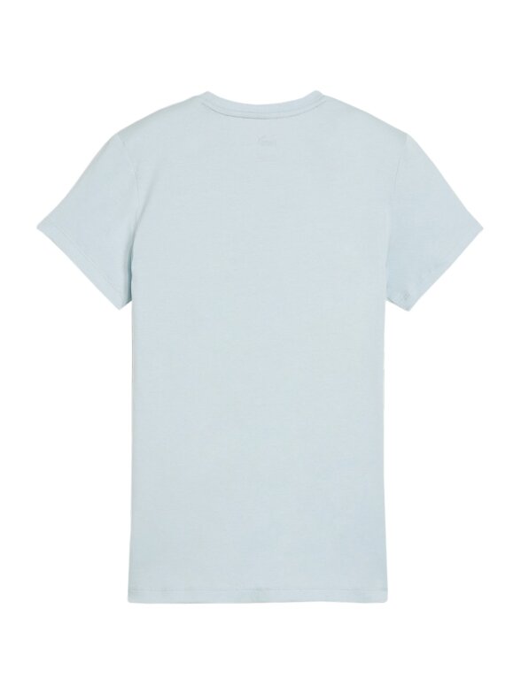 Puma ESS Logo Tee moteriški marškinėliai, mėlyni 586775 25 1 Puma ESS Logo Tee moteriški marškinėliai, mėlyni 586775 25 1