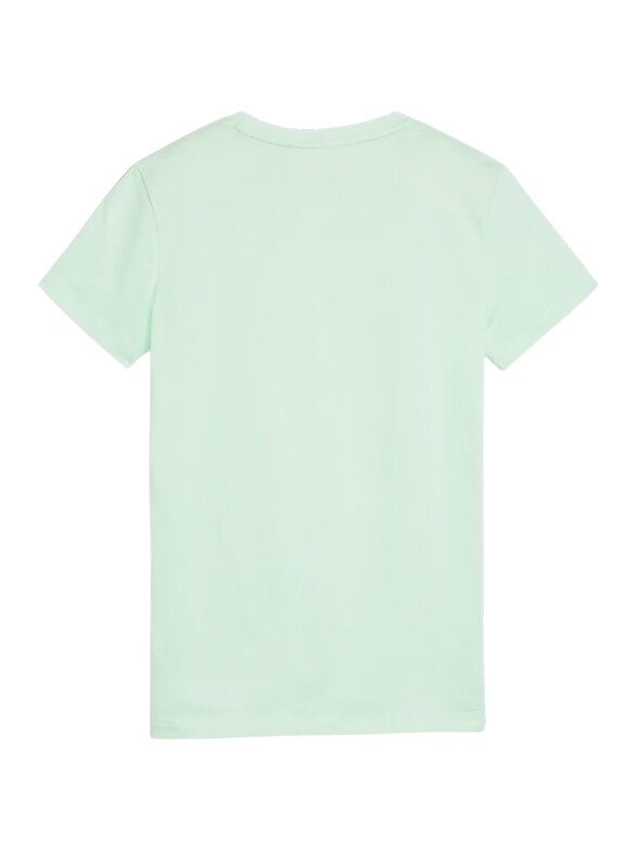 Puma ESS Logo Tee moteriški marškinėliai, mėtų 586775 90 2