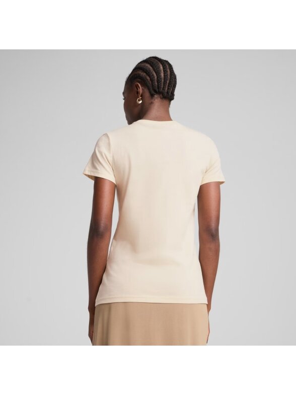 Puma moterims ESS No.1 Logo Tee marškinėliai smėlio spalvos 682371 87 3 Puma moterims ESS No.1 Logo Tee marškinėliai smėlio spalvos 682371 87 3