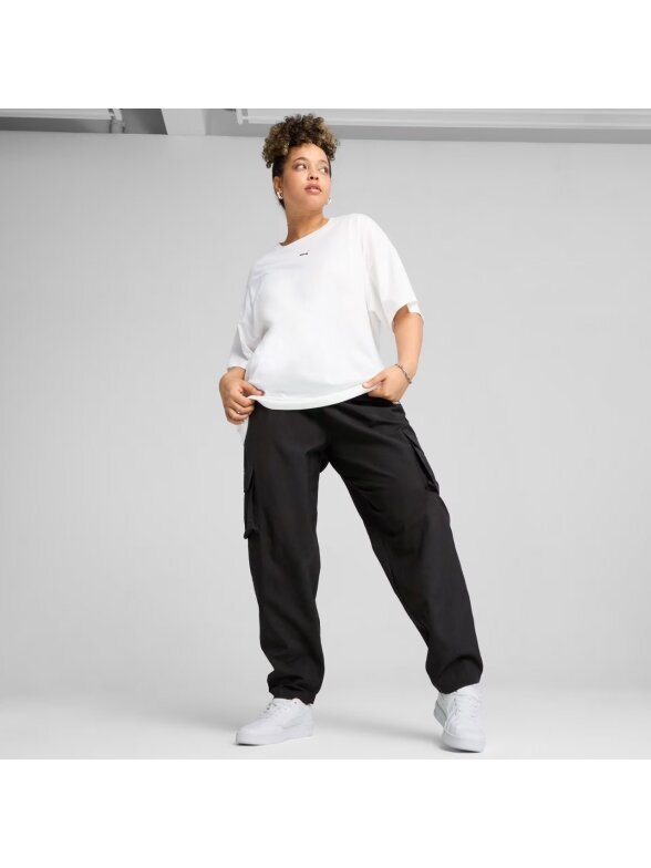 Puma ESS Relaxed Tee marškinėliai moterims balta 684971 02 4 Puma ESS Relaxed Tee marškinėliai moterims balta 684971 02 4