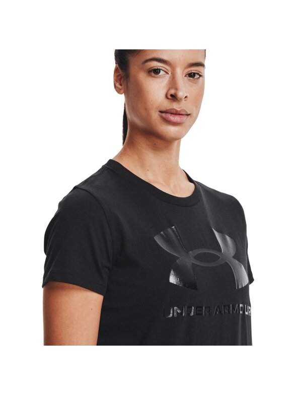 Under Armour Live Sportstyle Graphic SSC moteriški marškinėliai juodi 1356305 002 5