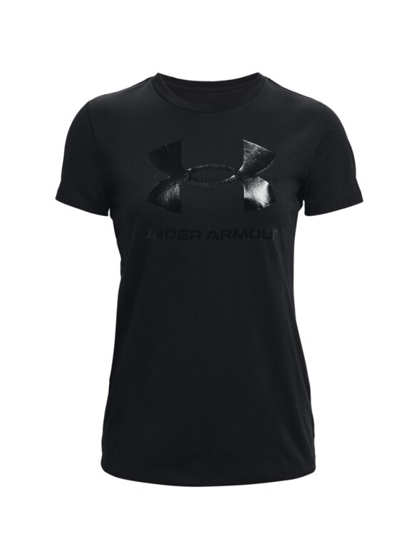 Under Armour Live Sportstyle Graphic SSC moteriški marškinėliai juodi 1356305 002