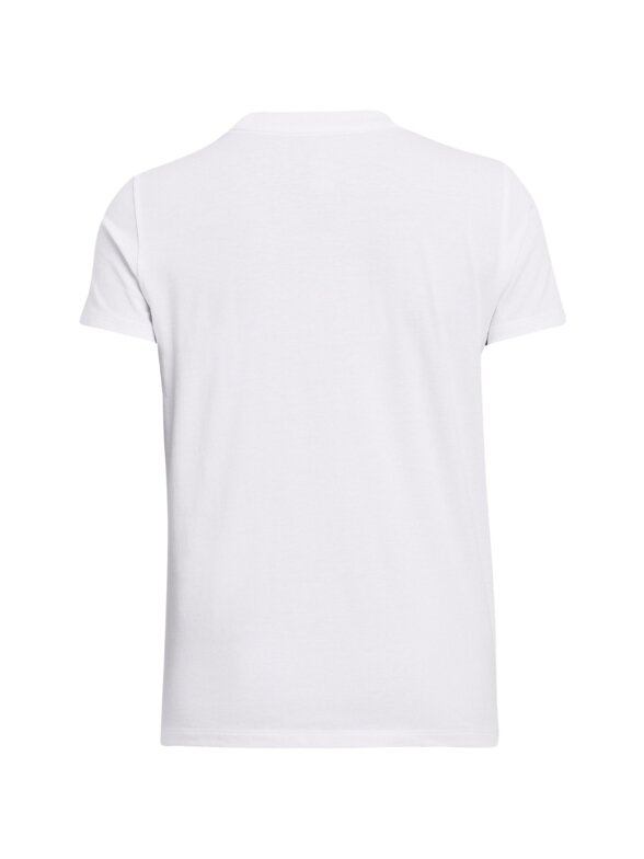 Under Armour Rival Core SS marškinėliai moterims balti 1383648 100 2