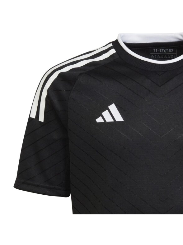 Adidas Campeon 23 Jersey vaikiški marškinėliai, juodi HS0537 4 Adidas Campeon 23 Jersey vaikiški marškinėliai, juodi HS0537 4