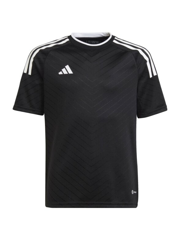 Adidas Campeon 23 Jersey vaikiški marškinėliai, juodi HS0537