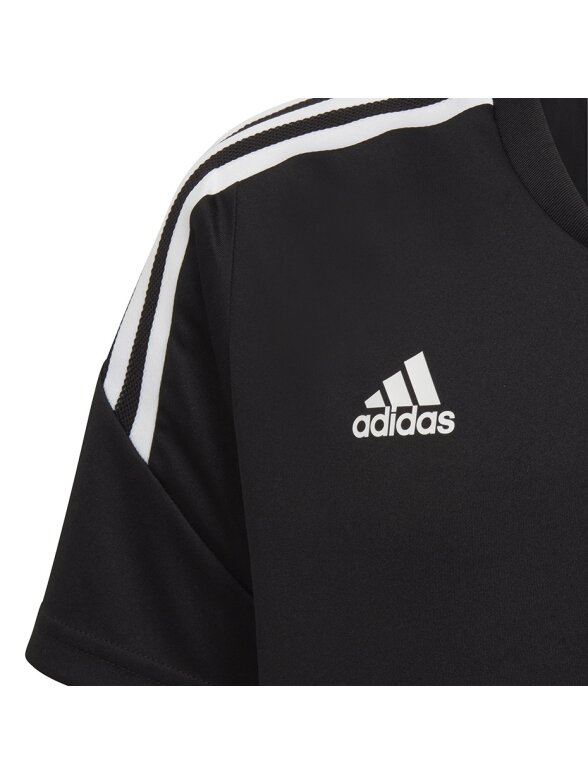 Adidas Condivo 22 Jersey vaikiški marškinėliai, juodos ir baltos spalvos HA6278 4
