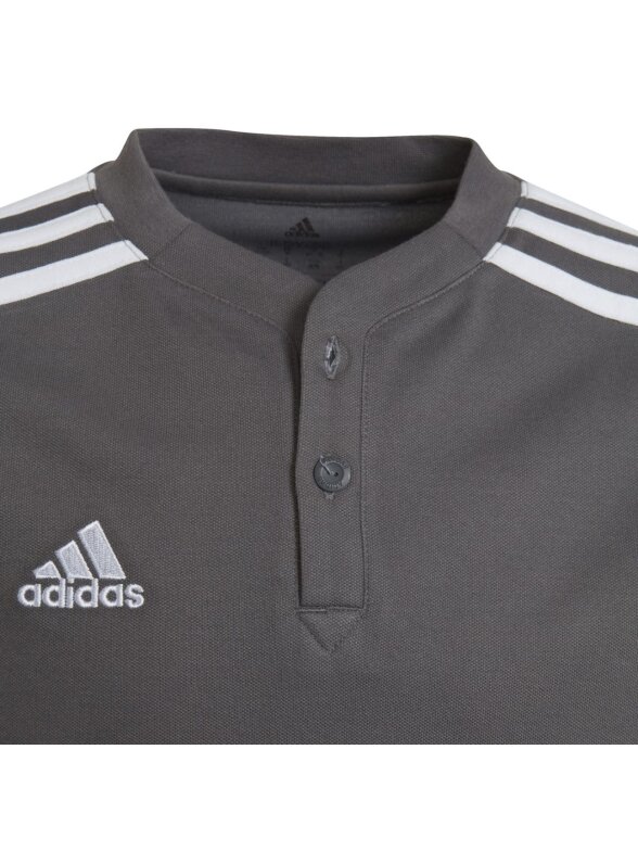 Adidas Condivo 22 Polo vaikiški marškinėliai, pilki HD2314 2