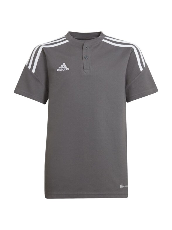 Adidas Condivo 22 Polo vaikiški marškinėliai, pilki HD2314