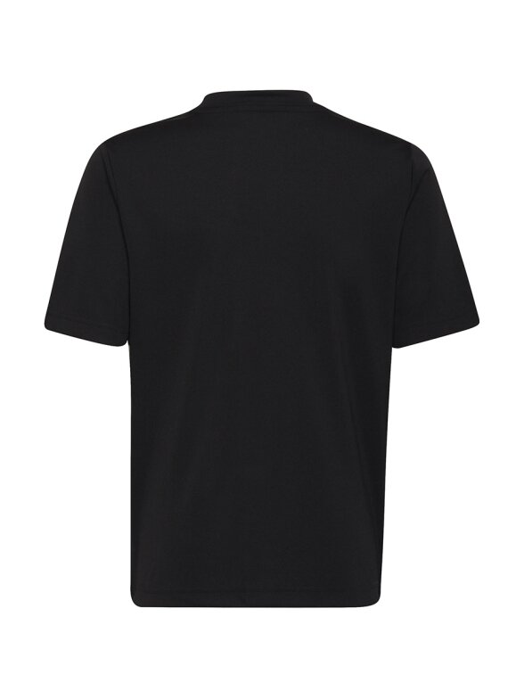 Adidas Entrada 22 Graphic Jersey vaikiški marškinėliai, juodai balti HF0123 1 Adidas Entrada 22 Graphic Jersey vaikiški marškinėliai, juodai balti HF0123 1