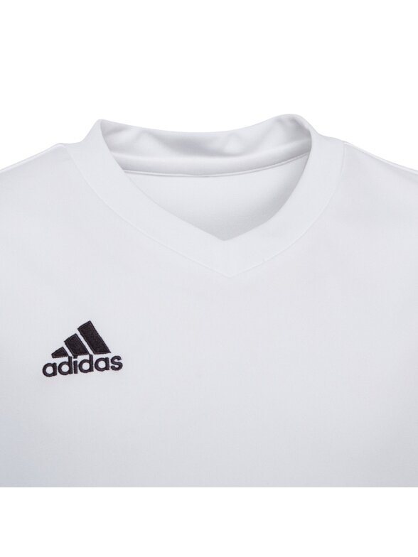 Adidas Entrada 22 Jsy vaikiški marškinėliai, balti HC5054 3 Adidas Entrada 22 Jsy vaikiški marškinėliai, balti HC5054 3