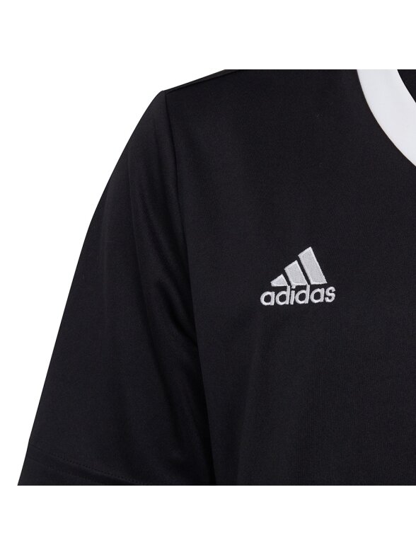 Adidas Entrada 22 Jsy vaikiški marškinėliai, juodi H57497 2