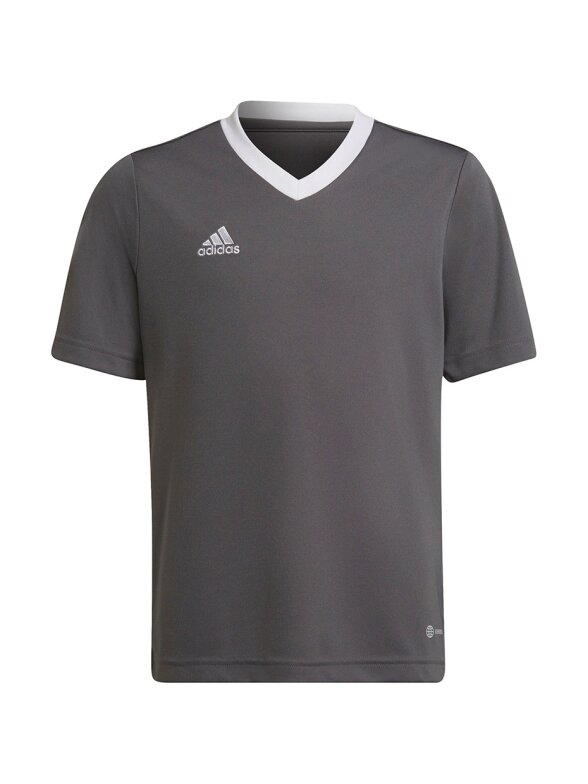 Adidas Entrada 22 Jsy vaikiški marškinėliai, pilki H57499 Adidas Entrada 22 Jsy vaikiški marškinėliai, pilki H57499