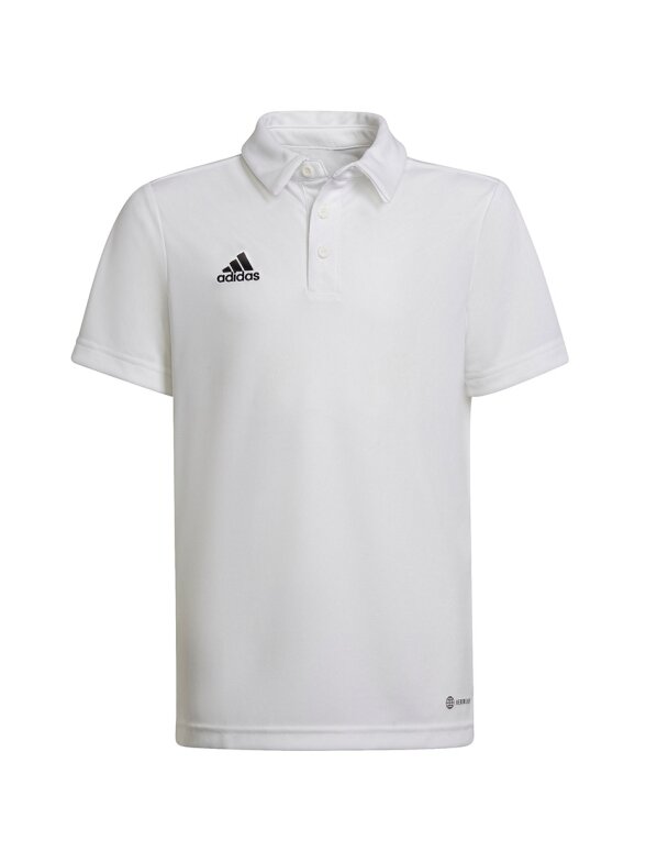 Adidas Entrada 22 Polo vaikiški marškinėliai, balti HC5059 Adidas Entrada 22 Polo vaikiški marškinėliai, balti HC5059