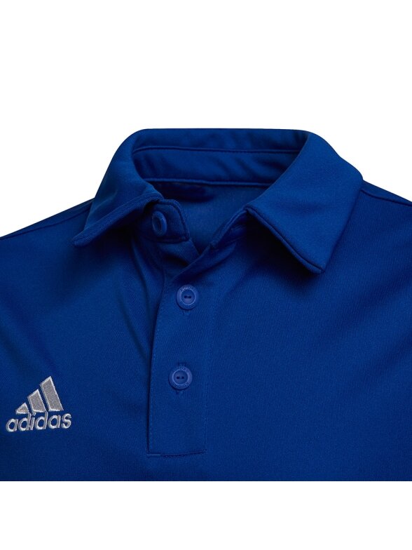 Adidas Entrada 22 Polo vaikiški marškinėliai, mėlyni HG6289 2 Adidas Entrada 22 Polo vaikiški marškinėliai, mėlyni HG6289 2