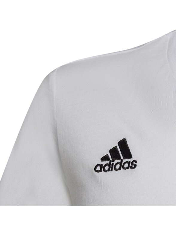 Adidas Entrada 22 Tee vaikiški marškinėliai, balti HC0447 3 Adidas Entrada 22 Tee vaikiški marškinėliai, balti HC0447 3