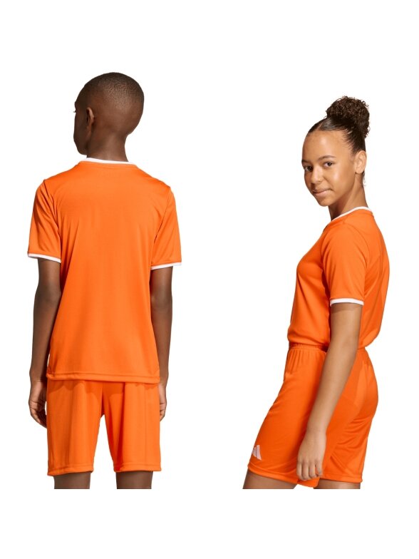 Adidas Entrada 26 Jersey vaikiška marškinėliai oranžiniai JZ2526 2 Adidas Entrada 26 Jersey vaikiška marškinėliai oranžiniai JZ2526 2