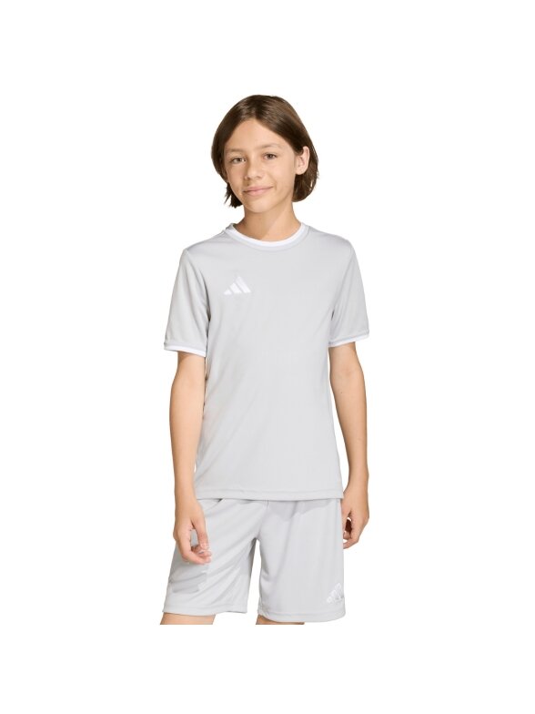 Adidas Entrada 26 Jersey marškiniai vaikams pilki JZ2525 Adidas Entrada 26 Jersey marškiniai vaikams pilki JZ2525