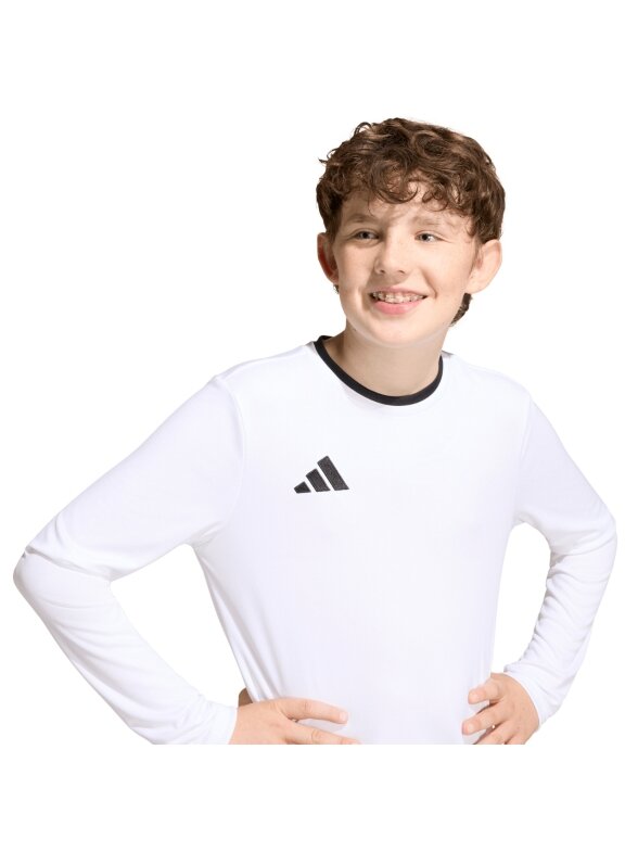 Adidas Entrada 26 ilgomis rankovėmis marškinėliai vaikams balta KF5874 4